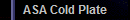 ASA Cold Plate