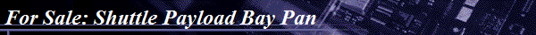 For Sale: Shuttle Payload Bay Pan