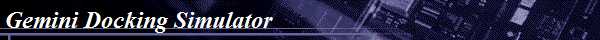Gemini Docking Simulator