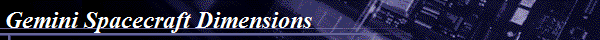 Gemini Spacecraft Dimensions